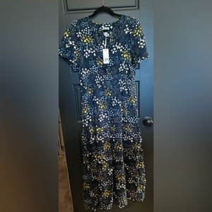 Called to surf - Shae garden print dress - size large - new with tags
